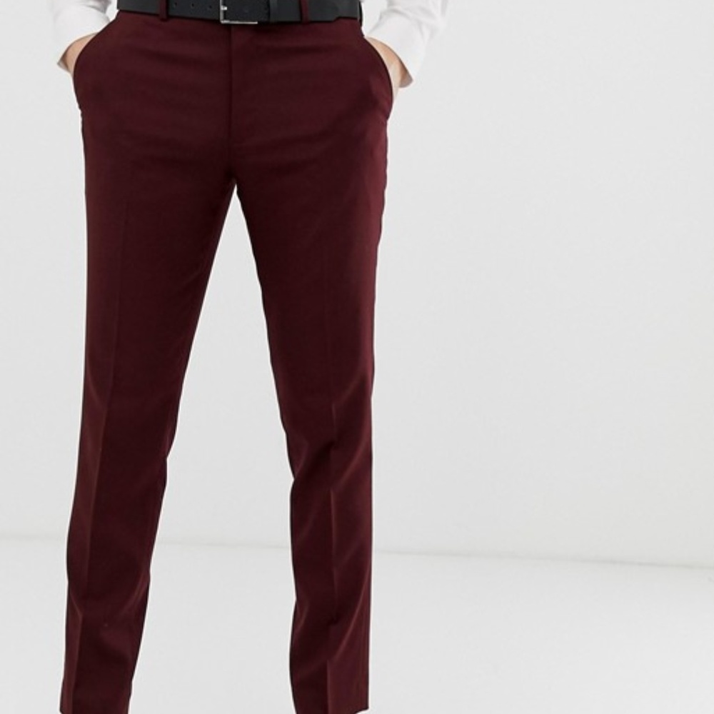 Burgundy Dress Pants